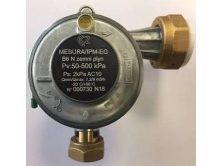 Reguláror tlaku plynu MESURA B 6 EG 5/4" U rohový